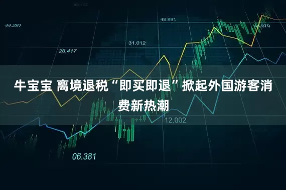 牛宝宝 离境退税“即买即退”掀起外国游客消费新热潮